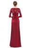 ROCHII DE SEARA - Rochie eleganta Regina Burgundi