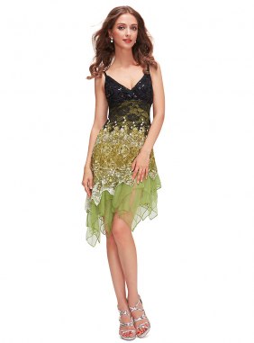 Rochie cocktail Lucy Green din Colectia de ROCHII DE SEARA