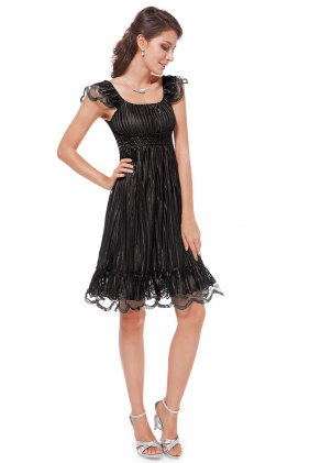 Rochie cocktail Fayda Black din Colectia de SCOASE DIN STOC
