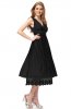 ROCHII RETRO - Rochie eleganta Darja Black