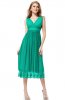 ROCHII RETRO - Rochie eleganta Darja Green