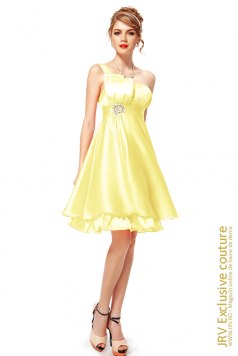 Rochie cocktail Trinity Yellow - Magazin online haine de dama Fashion