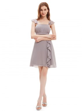 Rochie cocktail Maja Grey din Colectia de ROCHII DE SEARA