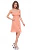 SCOASE DIN STOC - Rochie cocktail Maja Peach