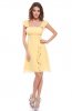 ROCHII DE SEARA - Rochie cocktail Maja Yellow