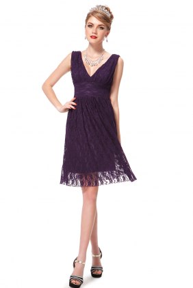Rochie eleganta Josephine Purple din Colectia de SCOASE DIN STOC