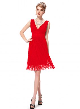 Rochie eleganta Josephine Red din Colectia de ROCHII DE SEARA