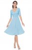ROCHII RETRO - Rochie retro Yrina Light Blue