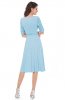 ROCHII RETRO - Rochie retro Yrina Light Blue