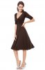 ROCHII RETRO - Rochie retro Yrina Brown