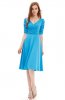 ROCHII RETRO - Rochie retro Yrina Turquoise