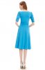 ROCHII RETRO - Rochie retro Yrina Turquoise
