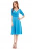 ROCHII RETRO - Rochie retro Yrina Turquoise