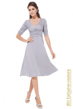 Rochie retro Yrina Grey - Magazin online haine de dama Fashion