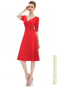 Rochie retro Yrina Red - Magazin online haine de dama Fashion