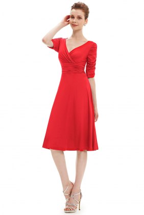 Rochie retro Yrina Red din Colectia de ROCHII RETRO