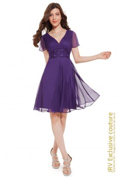 Rochie cocktail Aryana Purple - Magazin online haine de dama Fashion