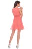 ROCHII DE SEARA - Rochie cocktail Bridy Coral
