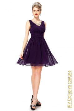 Rochie cocktail Bridy Purple - Magazin online haine de dama Fashion