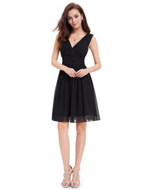 Rochie cocktail Selyna Black din Colectia de ROCHII DE SEARA