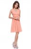 ROCHII DE SEARA - Rochie cocktail Selyna Peach