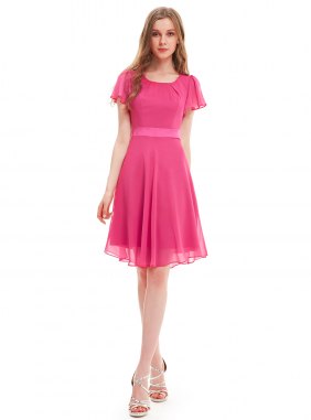 Rochie cocktail Eryka Pink din Colectia de ROCHII DE SEARA