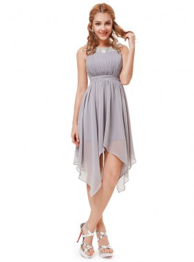 Rochie cocktail Lyra Grey din Colectia de ROCHII DE SEARA