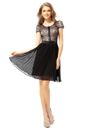 Rochie plisata Selina din Colectia de SCOASE DIN STOC