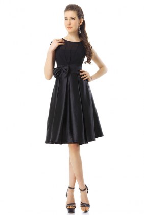 Rochie cocktail Tasha Black din Colectia de ROCHII RETRO