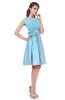 ROCHII ELEGANTE - Rochie cocktail Tasha Light Blue