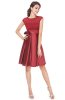 ROCHII RETRO - Rochie cocktail Tasha Burgundi