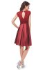ROCHII RETRO - Rochie cocktail Tasha Burgundi