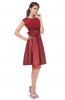 ROCHII RETRO - Rochie cocktail Tasha Burgundi