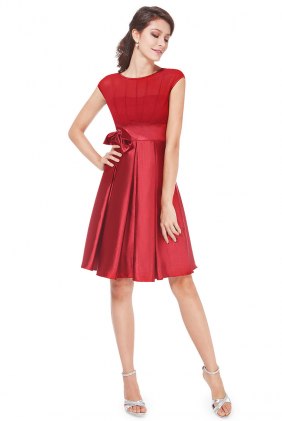 Rochie cocktail Tasha Red din Colectia de ROCHII ELEGANTE