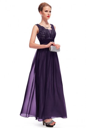 Rochie de seara Sweet Memories Purple din Colectia de SCOASE DIN STOC