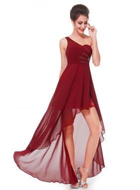 Rochie eleganta Yanna Burgundi din Colectia de ROCHII DE SEARA