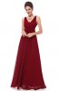 DE VARA - Rochie eleganta Adorabile Bordeaux