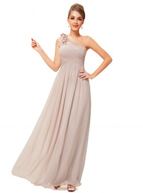 Rochie eleganta Elysia Beige din Colectia de ROCHII DE SEARA