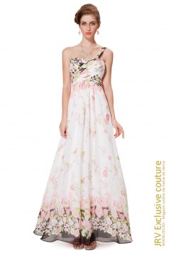Rochie de seara Perry Pink-White - Magazin online haine de dama Fashion