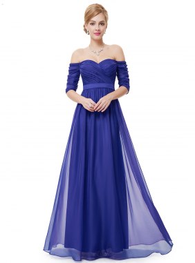 Rochie de bal Ryta Blue din Colectia de ROCHII DE SEARA