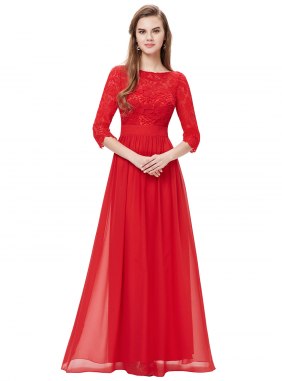 Rochie de seara Yvonne Red din Colectia de ROCHII DE SEARA