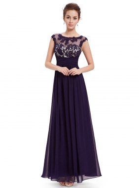 Rochie de seara Saphira Purple din Colectia de ROCHII DE SEARA