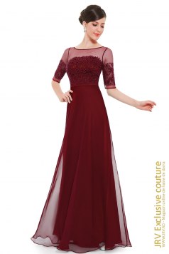 Rochie de seara Anya Burgundi - Magazin online haine de dama Fashion