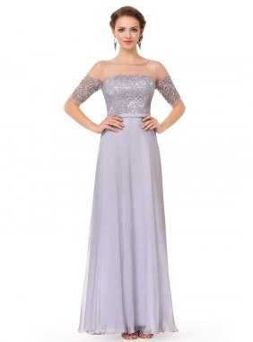 Rochie de seara Anya Grey din Colectia de ROCHII DE SEARA