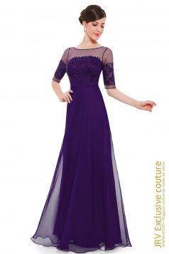 Rochie de seara Anya Purple - Magazin online haine de dama Fashion