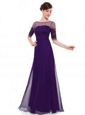 Rochie de seara Anya Purple din Colectia de ROCHII DE SEARA