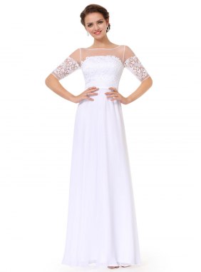 Rochie de seara Anya White din Colectia de ROCHII DE SEARA