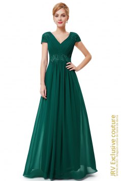 Rochie de seara Leyla JRV Green - Magazin online haine de dama Fashion