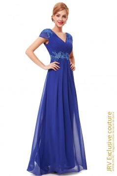 Rochie de seara Leyla Blue - Magazin online haine de dama Fashion