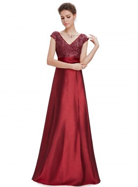 Rochie de seara Ella Burgundi din Colectia de ROCHII DE SEARA